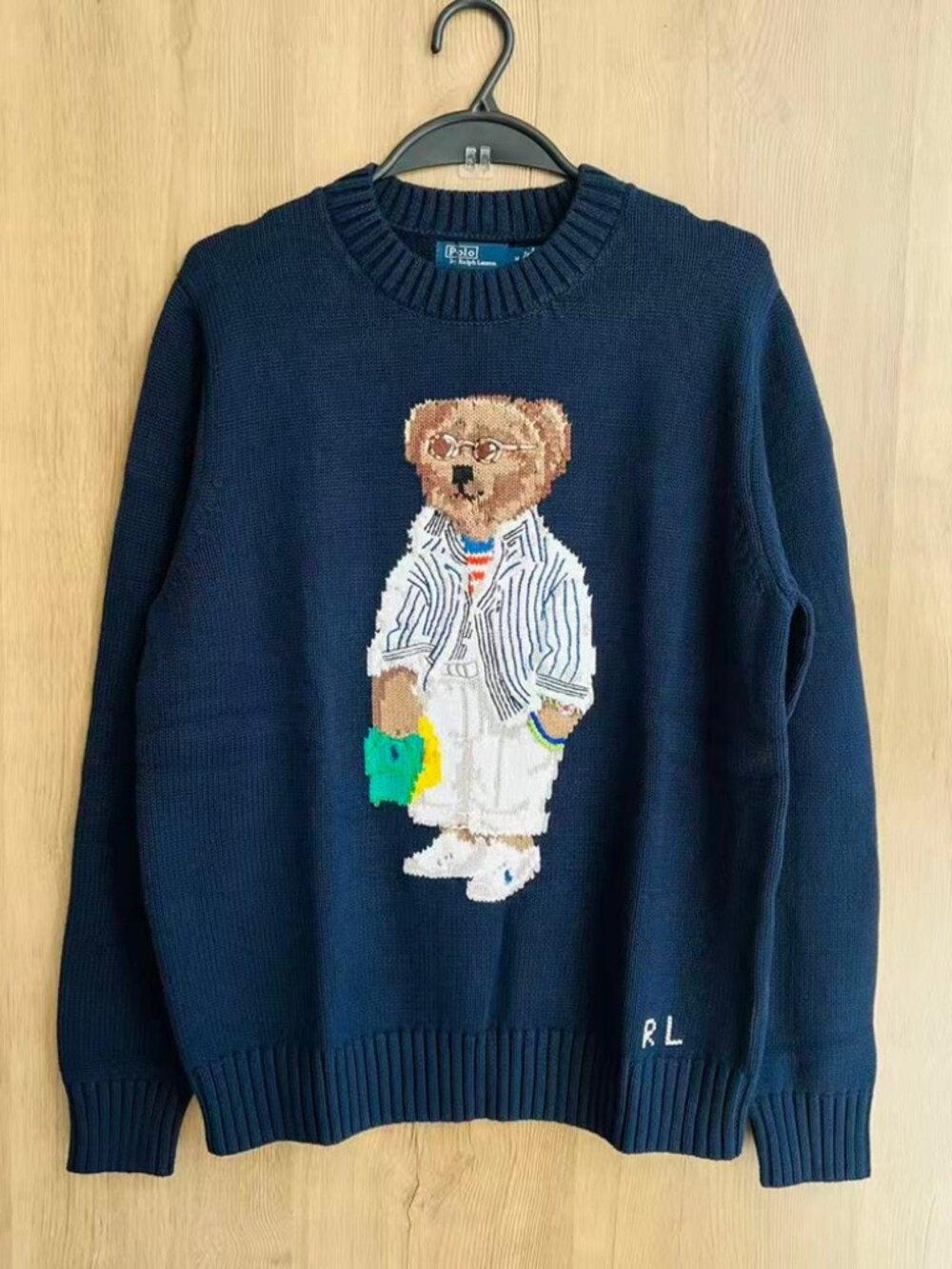 Polo Ralph Lauren Coastal Bear Navy Sweater